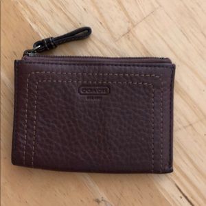 Coach small business card holder/change purse